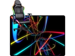 Tapete Cadeira Protetor Piso Gamer Resistente Madeira Escritório, Gamer, Madeira, Ao