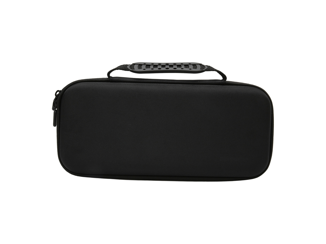 Estuche Rígido para Steam Deck Con Ranura para Tarjetas Y Soporte, Bolsa de Viaje Negra