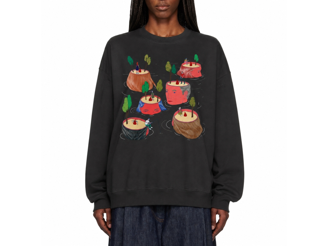 Rockinstone People Like Islands Sweatshirt Unique Designer Style