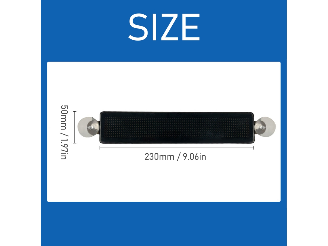 Painel Led Rolante Programável 12x72 Usb 5v