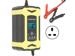Carregador Inteligente De Baterias Com Ventilador De Resfriamento Com Pulso De Frequência Alta E Baixa Plugue Uk 110‑240v