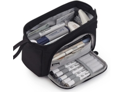 Estojo De Lápis De Grande Capacidade, Bolsa De Lápis Portátil, Presente Cosmético Para Escritório, Escola, Adolescentes, Meninos, Slowmoose