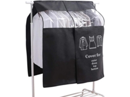Lurelia Capa Para Roupa, Antipoeira, Com Fecho, Transparente, 90 X 110 Cm, Uso Estável