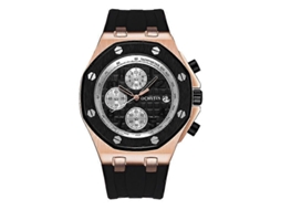 Relógio Masculino Multifuncional Ochstin 6100a Com Movimento De Quartzo, À Prova D'água E Pulseira De Tpu.