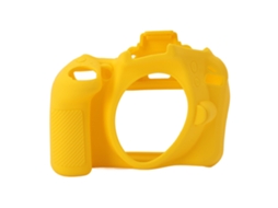 Capa de silicone para câmera D3300 3400, estojo protetor leve, capa de silicone para câmera, amarela LAXISCREED
