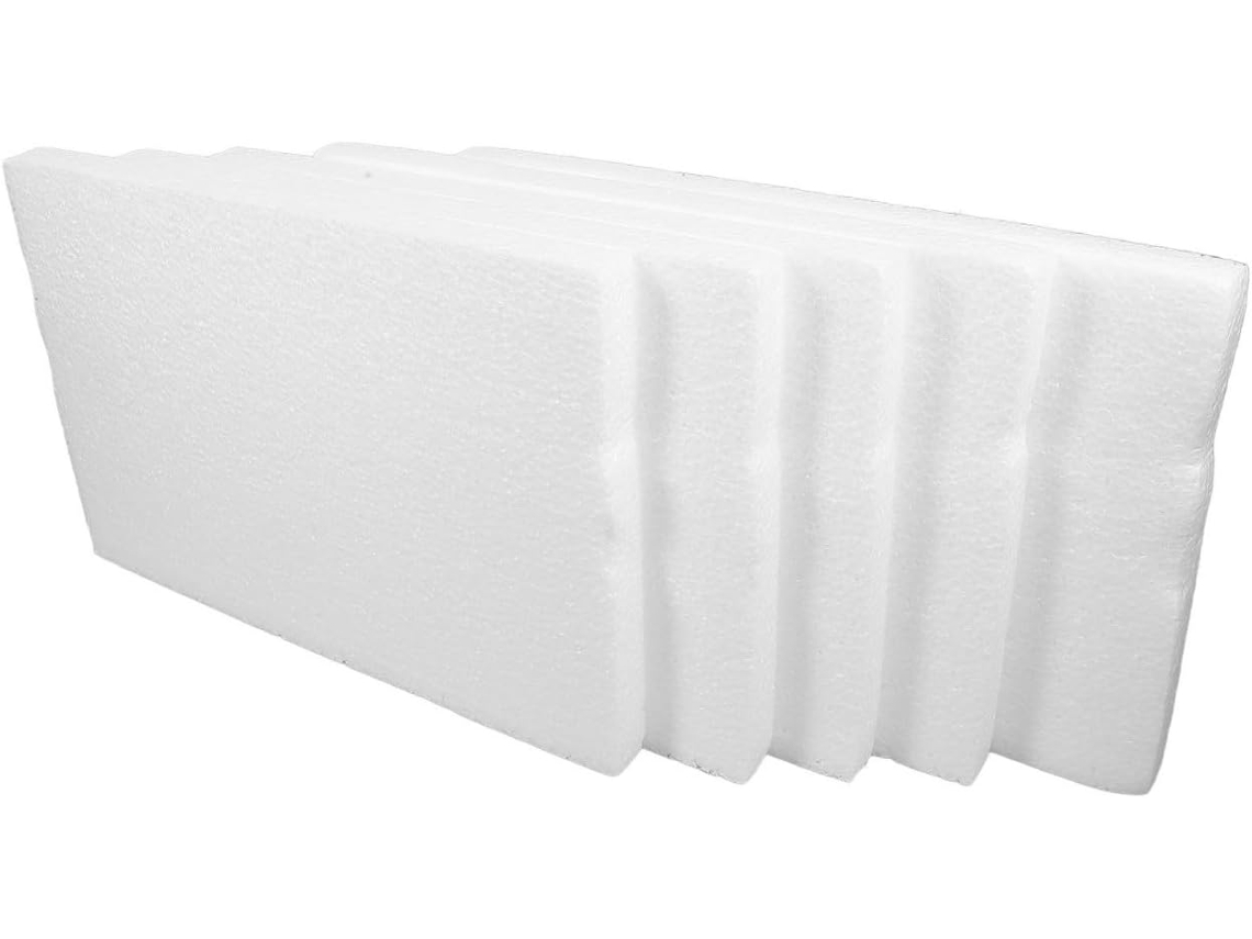 Panneau De Mousse Blanc 10 Peças, Doublure Flexível
