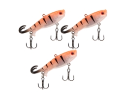 Isca De Pesca De Gelo Com Cauda Dupla Lifelike