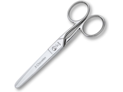 Tesoura 3 CLAVELES Dependiente con Punta Roma (12.5 cm - Aço-Carbono - Cinzento)