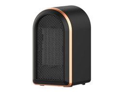 Aquecedor De Mesa Preto, Aquecedor Com Ventilador Para Quarto, Aquecedor Elétrico Pequeno Para Escritório, Mini Aquecedor Para Casa Sfushos