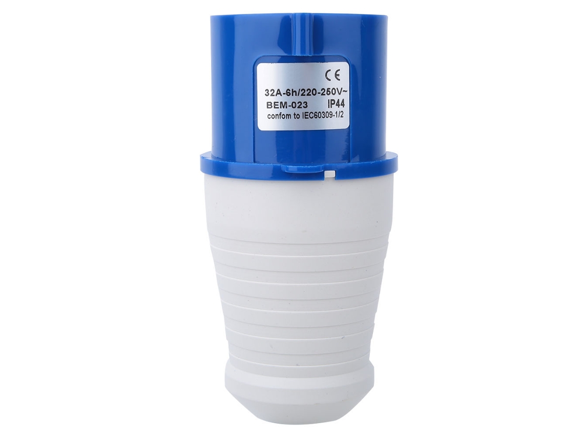 Laxiscreed Tomada Industrial Impermeável Ip44 Em Plástico Ignífugo Para Exteriores