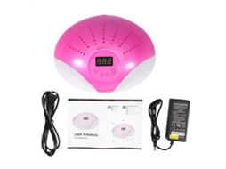 Lâmpada Uvled Para Unhas Sun 669 Secador De Esmalte Gel Com Sensor Inteligente Rosa Vermelho