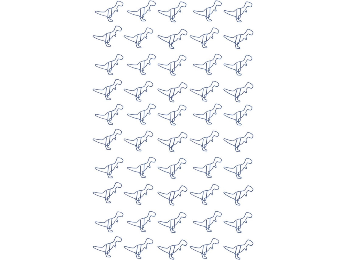 50 clipes de papel fofinhos com desenhos animados, mini clipes com forte poder de fixação, processo de galvanização.