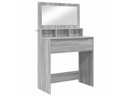 Conjunto de Mesas de Maquiagem para Quarto Cinza Sonoma com MAISON EXCLUSIVE (80x39,6x135 cm)