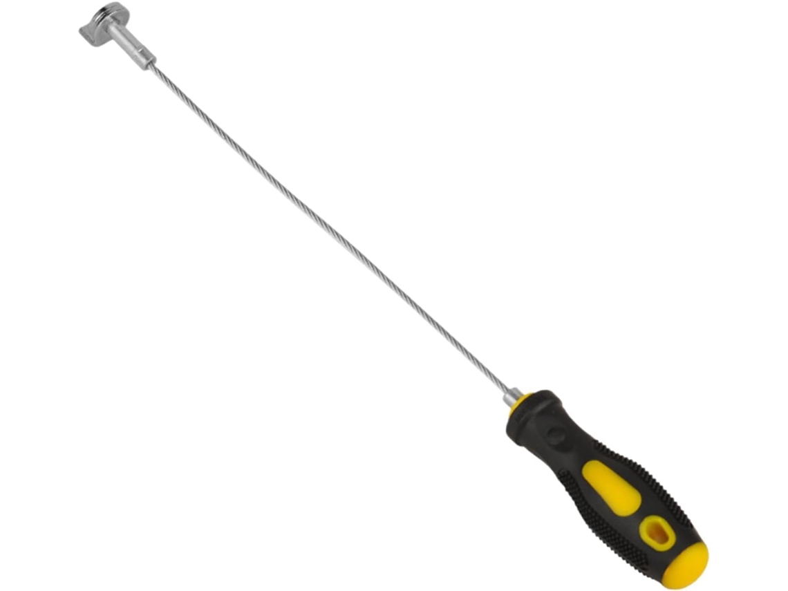 Ferramenta para remoção de absorventes, ferramenta flexível e antiderrapante para absorventes E