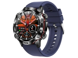 Relógio Inteligente 1.43 Ecg Composição Sanguínea Açúcar Sem Sangue IMC Função Gordura Corporal Liga Shell Chamada Bluetooth Sos Azul Bestvite