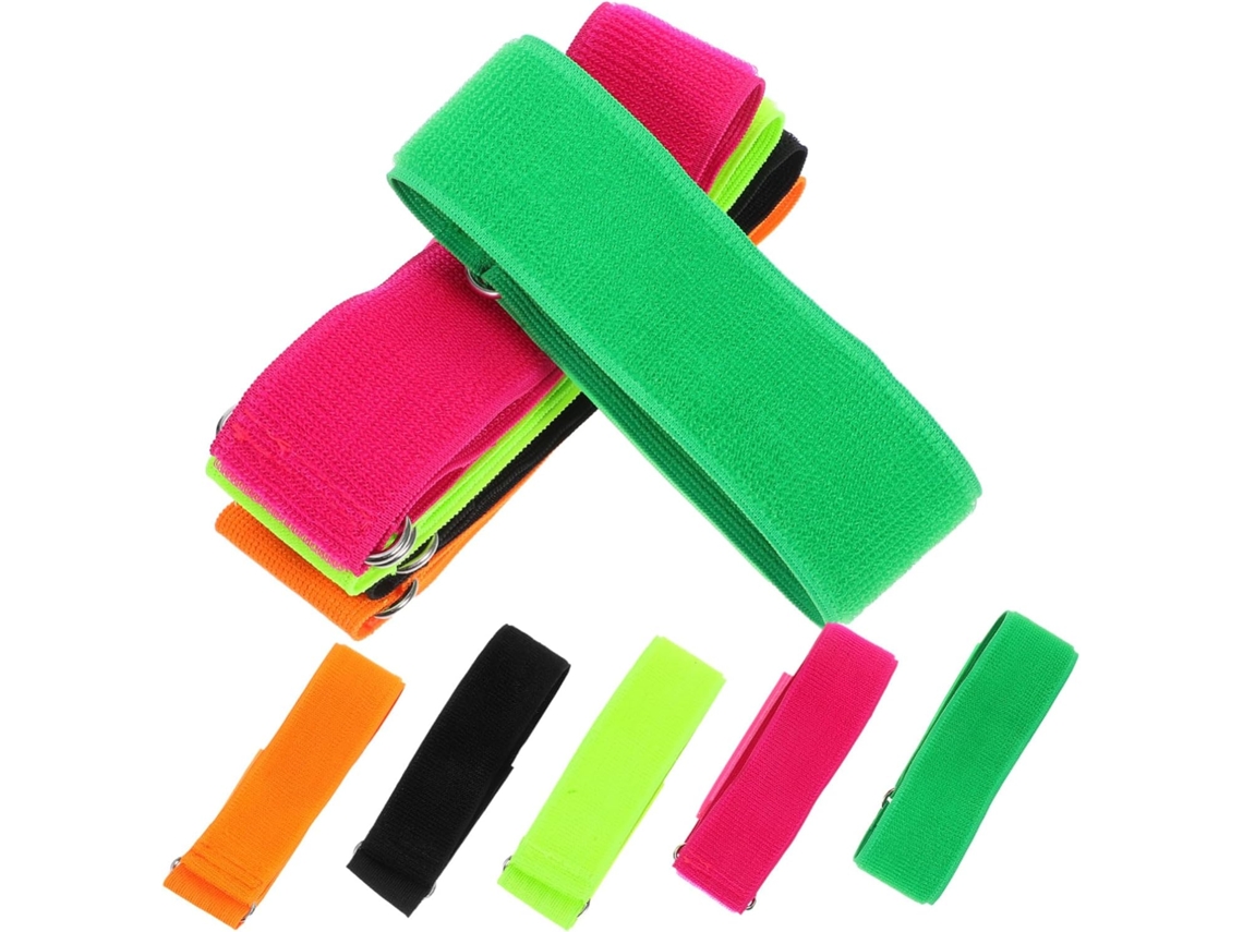 Toddmomy Conjunto De 10 Faixas Elásticas Para Corrida Três Pernas, Ideais Atividades Ao Ar Livre E Eventos