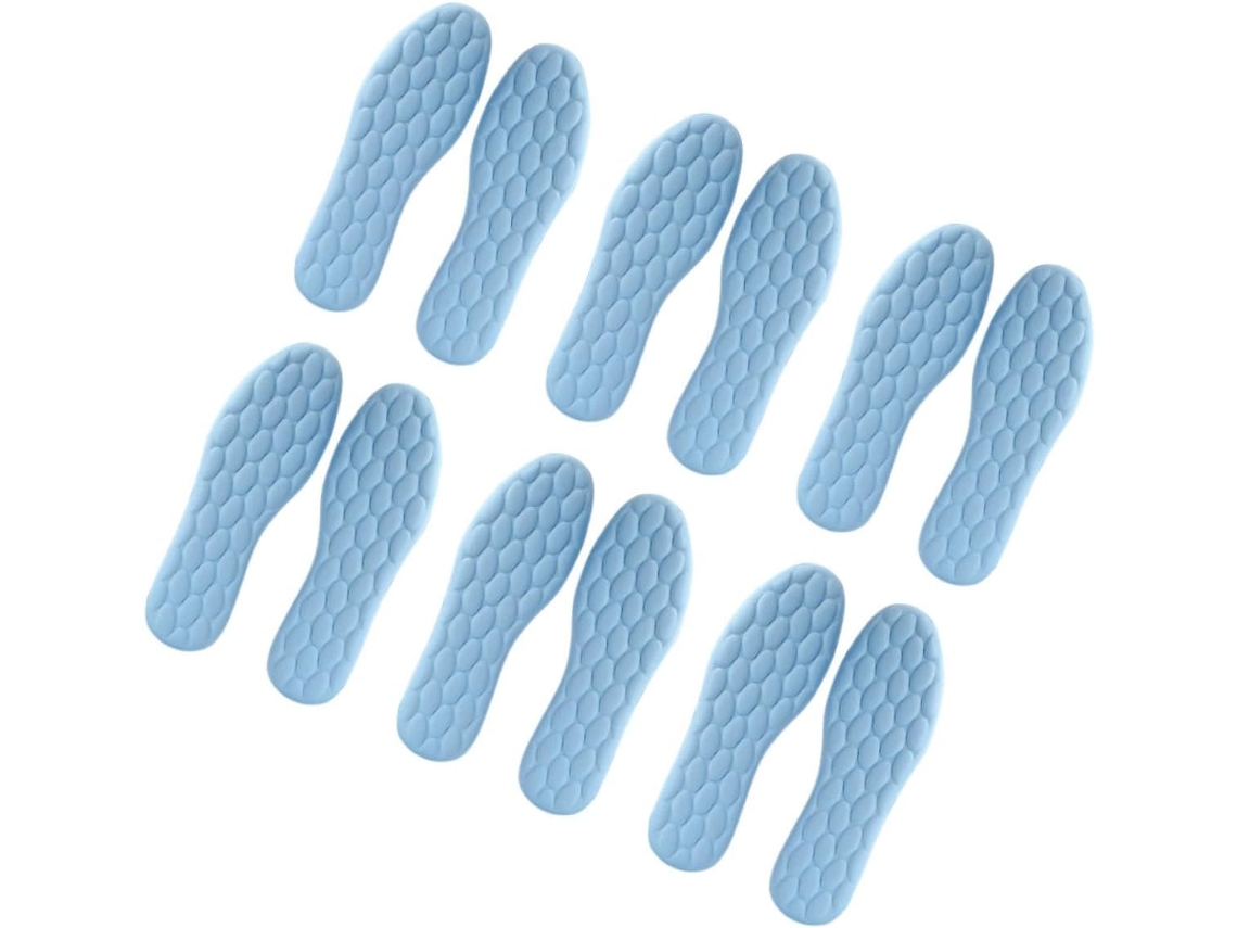 6 Pares De Palmilhas Elásticas Confortáveis Para Mulheres E Homens, Com Suporte Antiderrapante Para Calçados
