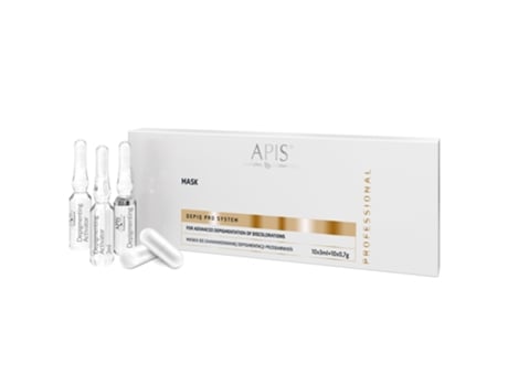 Advanced Skin Depigmentation Mask Set, 10x3ml 10x0.7g Apis