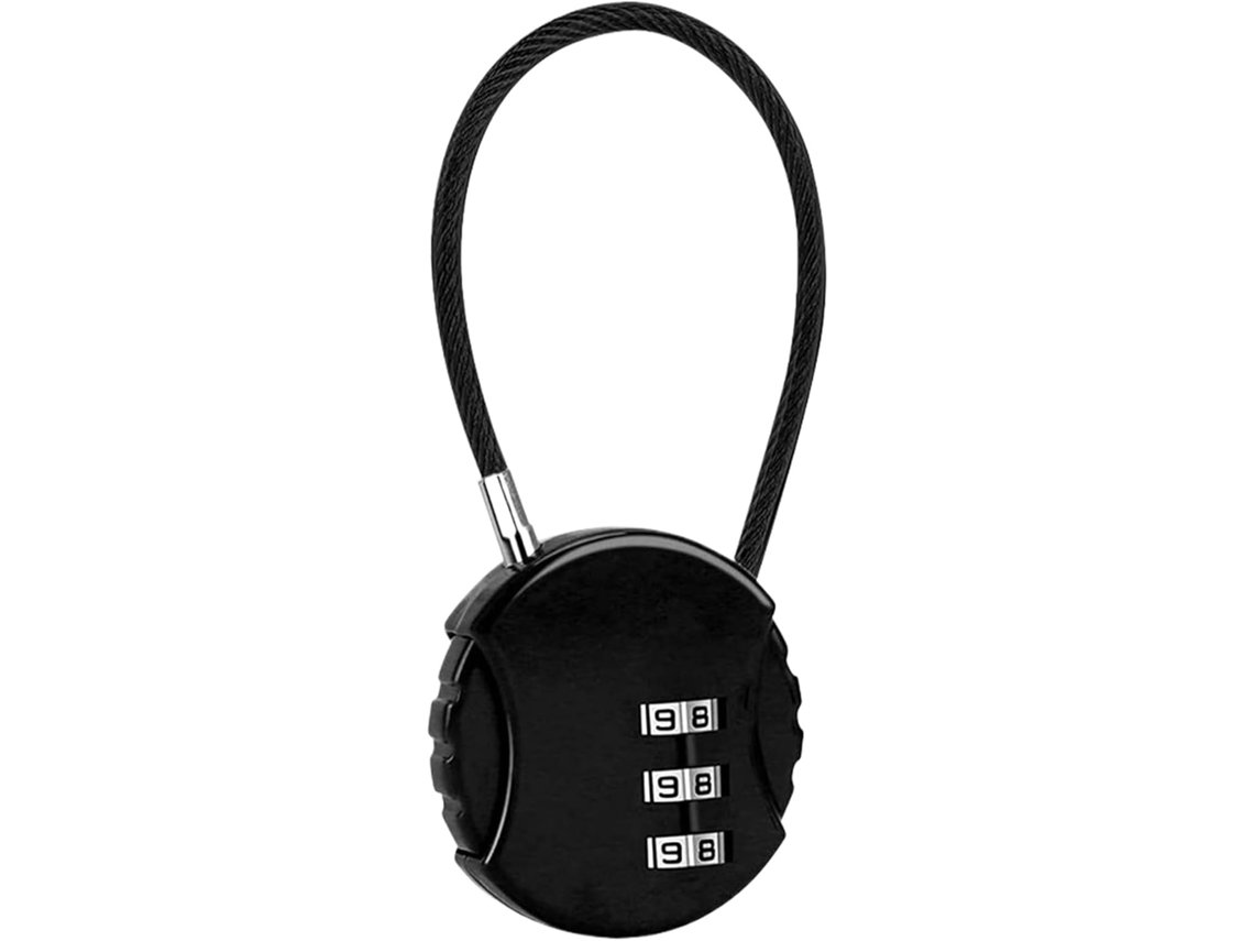 Cadeado De Combinação Cabo Com 4 Dígitos À Prova D Água Para Viagens, Mochilas, Malas, Portas De Ferro, Caixas De