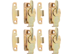 Conjunto De 4 Conectores De Mesa De Metal Dourado 8,5 X 5,7 X 2 Cm Para Sofás E