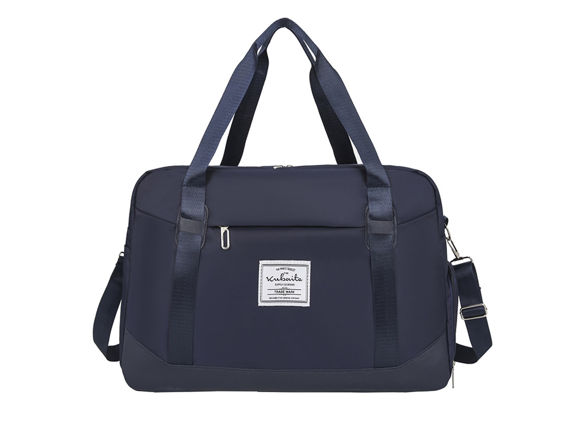 (azul) Bolsa De Viagem Portátil, Bolsa Para Treino E Fitness, Com Compartimentos Separados Para Itens Secos E Molhados, Prática
