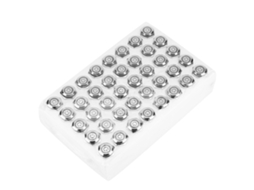 Interruptores Push button de Metal 16mm 24v Led Azul (40 Unidades)