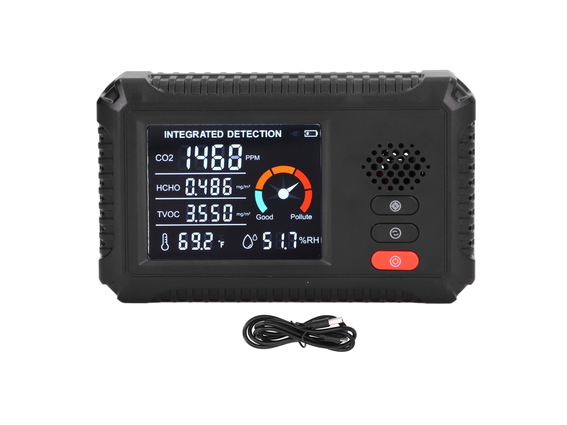 Detector de qualidade do ar 5 em 1 Primerox