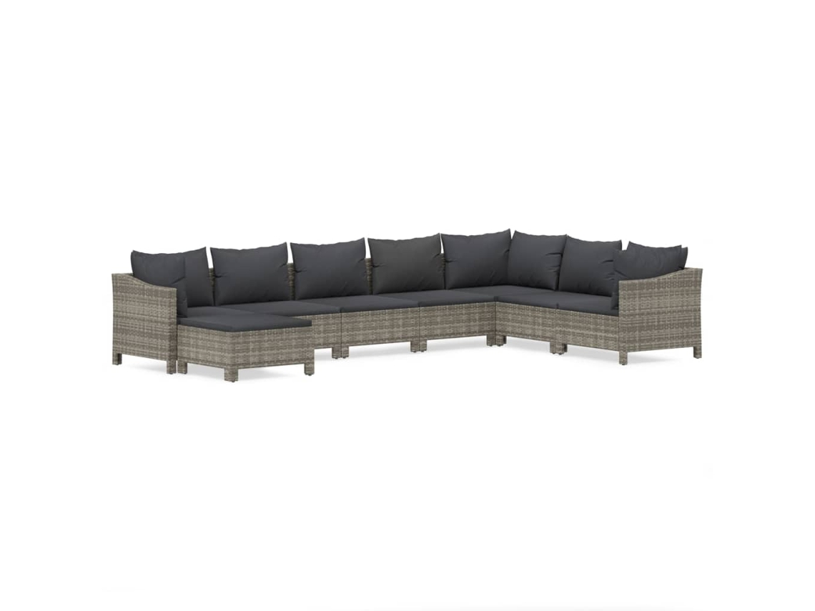 Garden Lounge Set, Garden Lounge Sets Vidaxl Cinzeto Rattan / Vime (n/a)