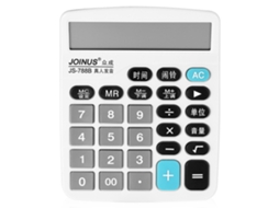 Calculadora portátil JS-788B para uso escolar e de mesa.