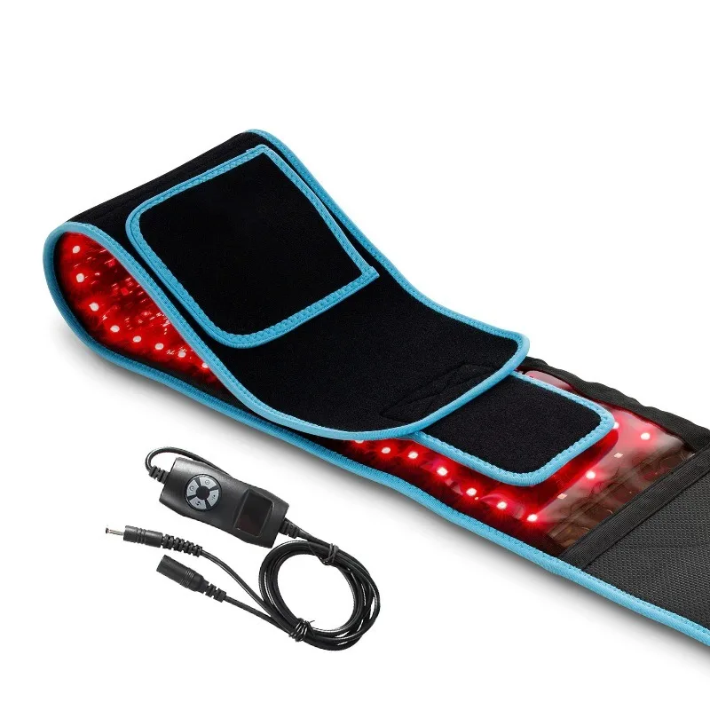 Fita de fototerapia LED vermelha (azul) para uso doméstico, dispositivo de beleza e terapia para a cintura.