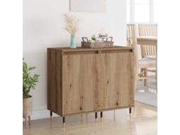 Vidaxl Buffet 2 Unid. Carvalho Artesanal 40 X 35 X 70 Cm