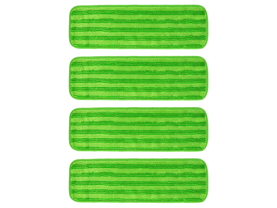 Pano de limpeza plano de microfibra com camada adesiva para panos de limpeza Swiffer Powermop 4x Purple Cation Zeuxo