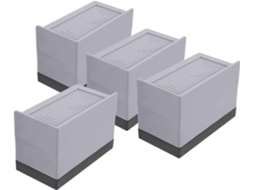 Conjunto de 4 elevadores de cama para mudanças domésticas, suporte durável e em pé para sofá, mesa, cadeira ou cama.