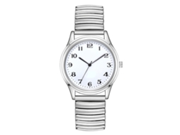 Relógio de pulso unissex Lvpai feminino, modelo simples e elegante, com mecanismo de quartzo, na cor branca.