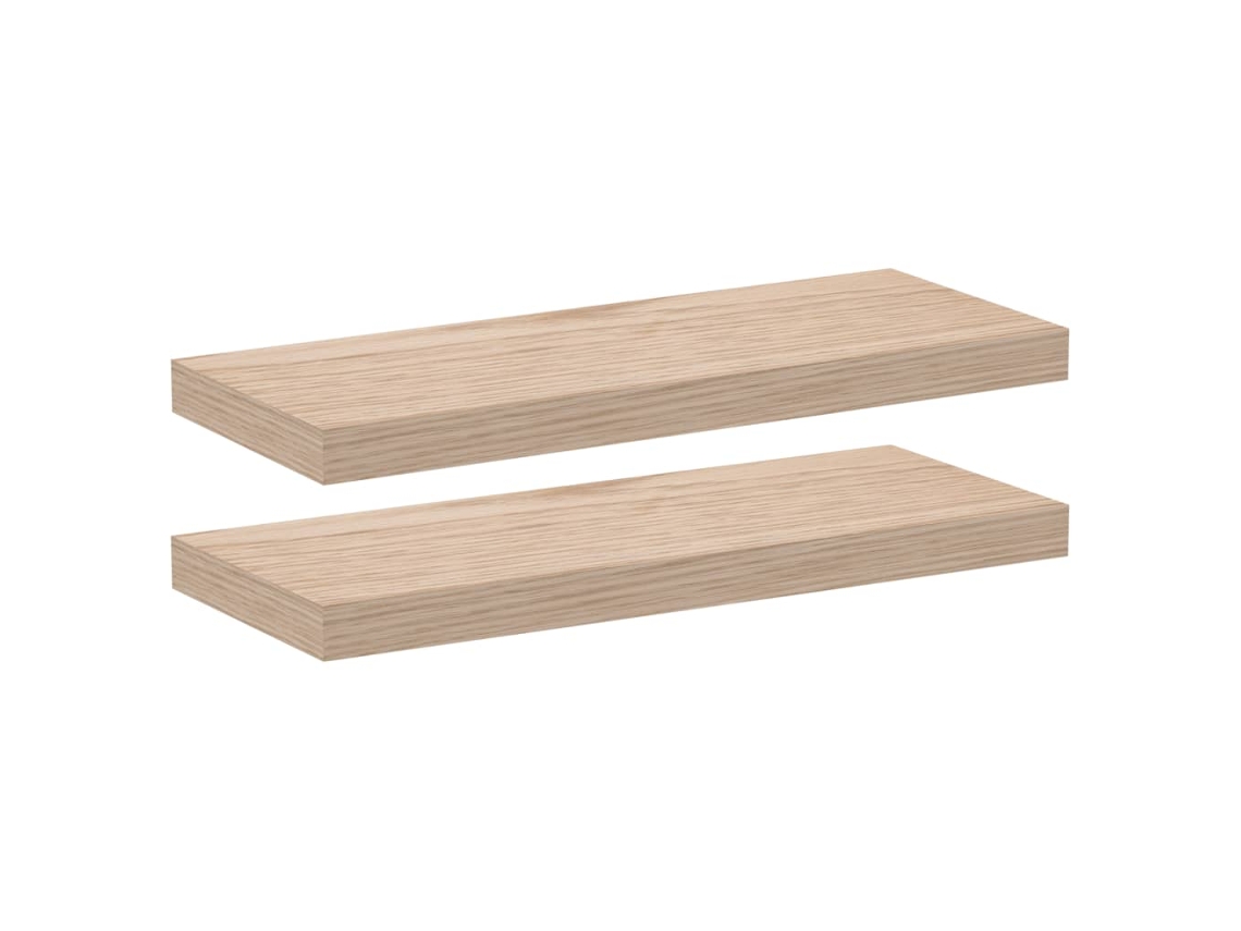 Floating Shelf, Floating Shelves Vidaxl Marrom Madeira Processada (60 X 23.5 X 4 Cm)