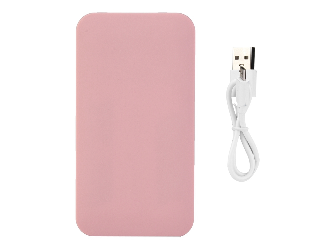Carregador Portátil Pequeno Tamanho 10000mah Ultra fino Carregador de Telefone Móvel Rosa EOOCOO (grande Capacidade com Display Digital)