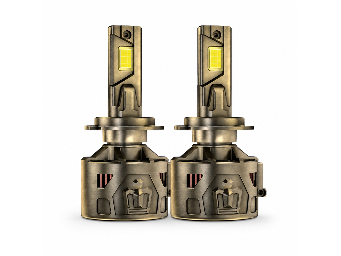 Lâmpada Led Para Farol De Carro 9005/hb3 330 W Cor Bronze Redsea