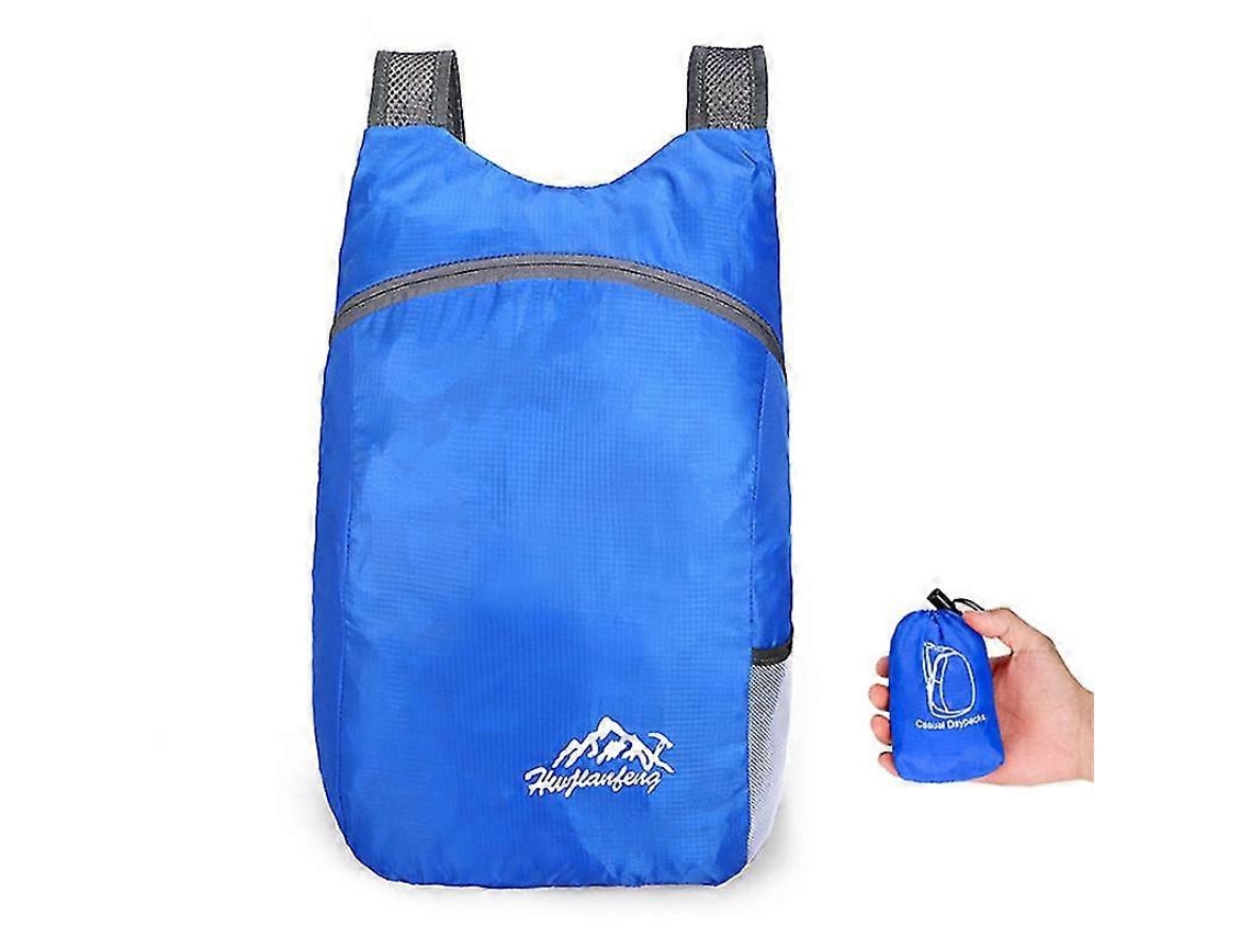 Mochila De Viagem Leve, Dobrável, Impermeável E Compacta, Para Caminhadas, Para Homens E Mulheres, Blu