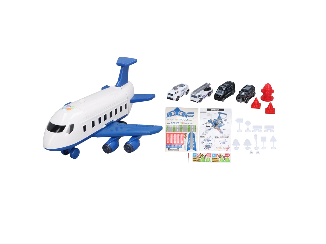 Avinox-brinquedo Avião Oversized Multifuncional Quebra-cabeça Transformável Com Compartimento Para Crianças
