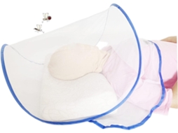 Mosquiteiro Portátil Para A Cabeça, Mini Mosquiteiro Dobrável Para Viagem E Cama