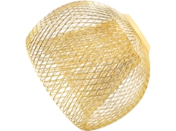 Luminária Pendente Retrô De Ferro Com Malha Geométrica Para Decoração De Interiores, Ideal Para Salas De Estar.
