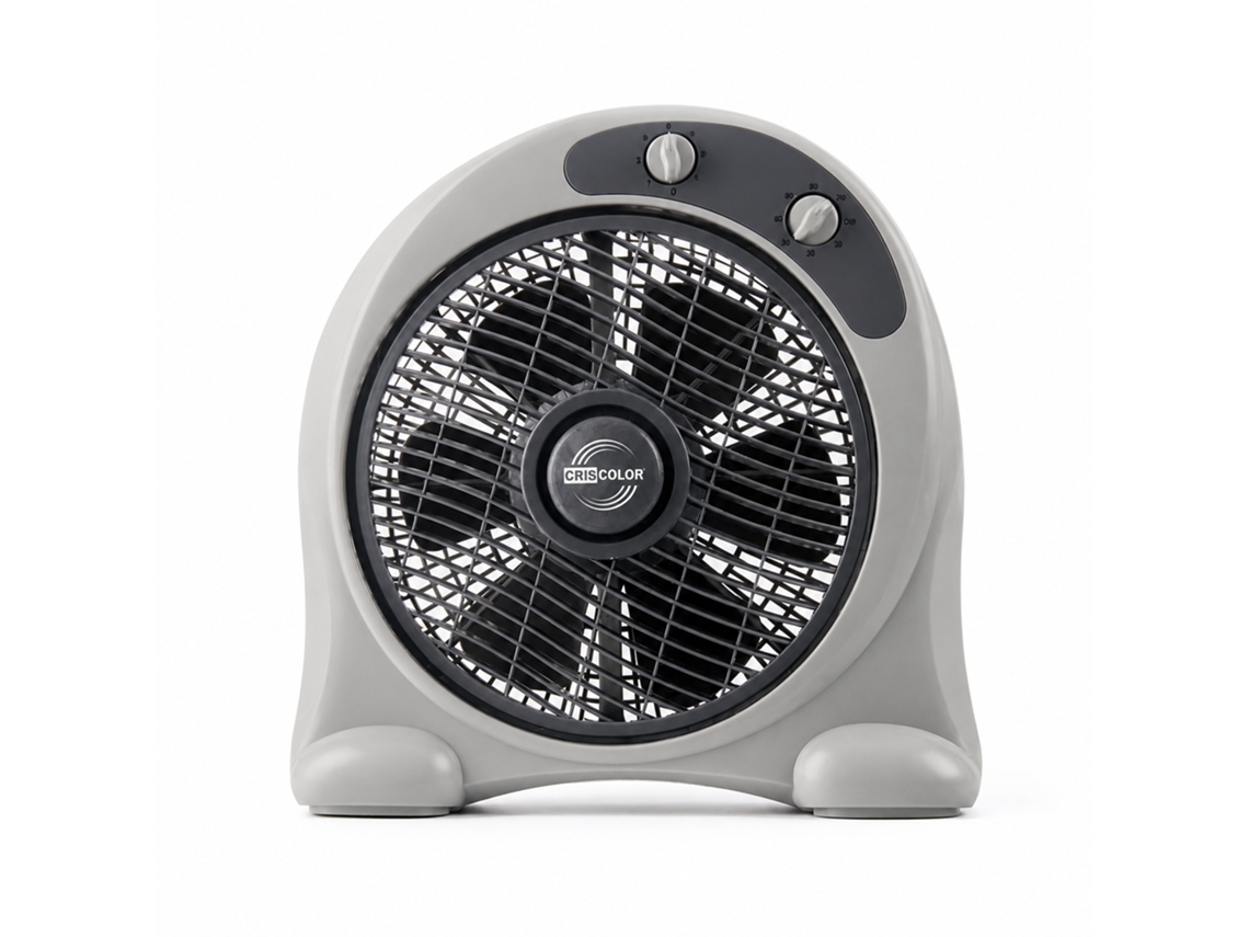 Ventilador de Mesa 40W com Temporizador, 3 Velocidades, Silencioso, 25cm MDUG