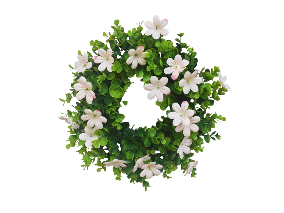 Guirlanda Artificial De Relva Spring Com Folhas De Eucalipto Para Porta, Marca Laxiscreed