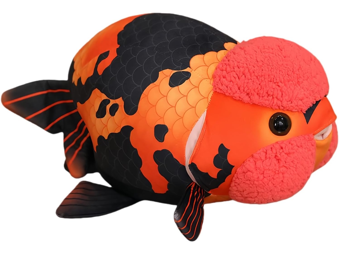 Peixe De Pelúcia 3d Carpa Ranchu - Uso Prático E Funcional
