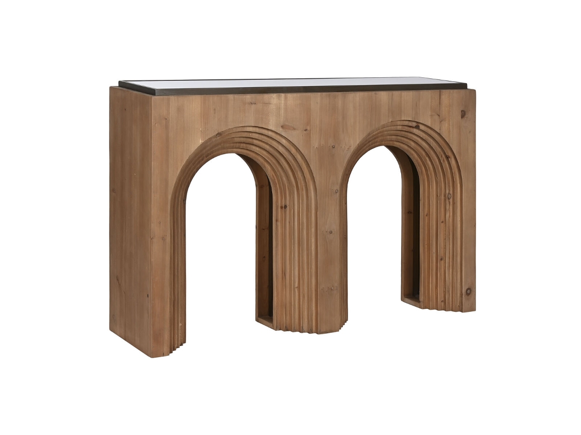 Home Esprit Hallway Marrom Preto 122 x 30 x 80 cm