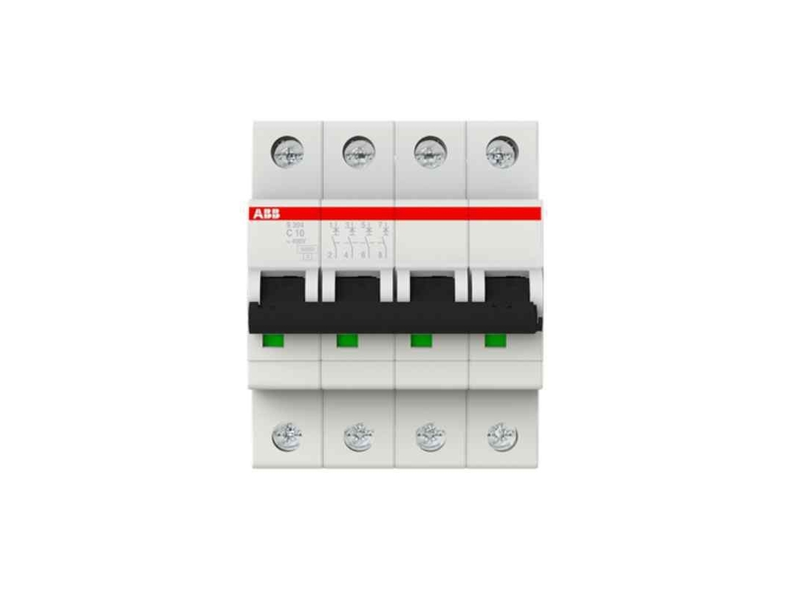 ABB Magnetotérmico S204 10A 4P 10Ka 2Cds254001R0104