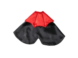 Capa Halloween Pet Vermelha Preta