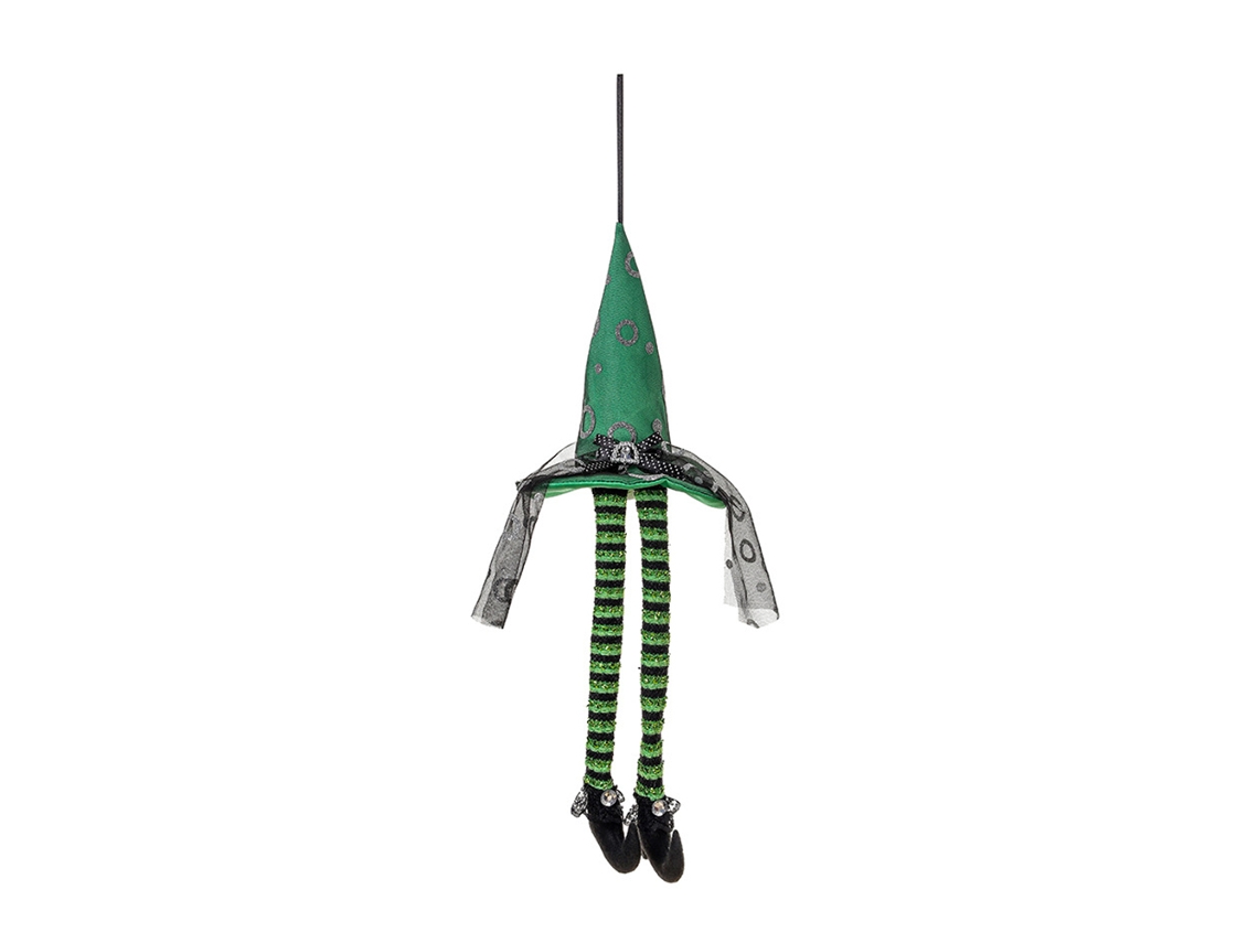 Chapéu de Bruxa Luminoso com Pernas Longas para Halloween Led S/MARCA