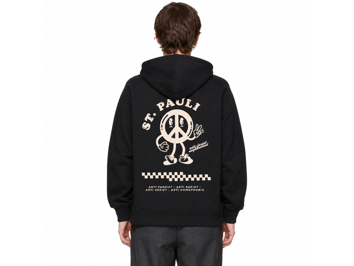 Rockinstone Anti Fascist Hoodie Hoodie Unique Designer Style
