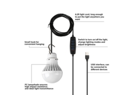 Lâmpada Led Usb Portátil com 3 Modos | S/MARCA